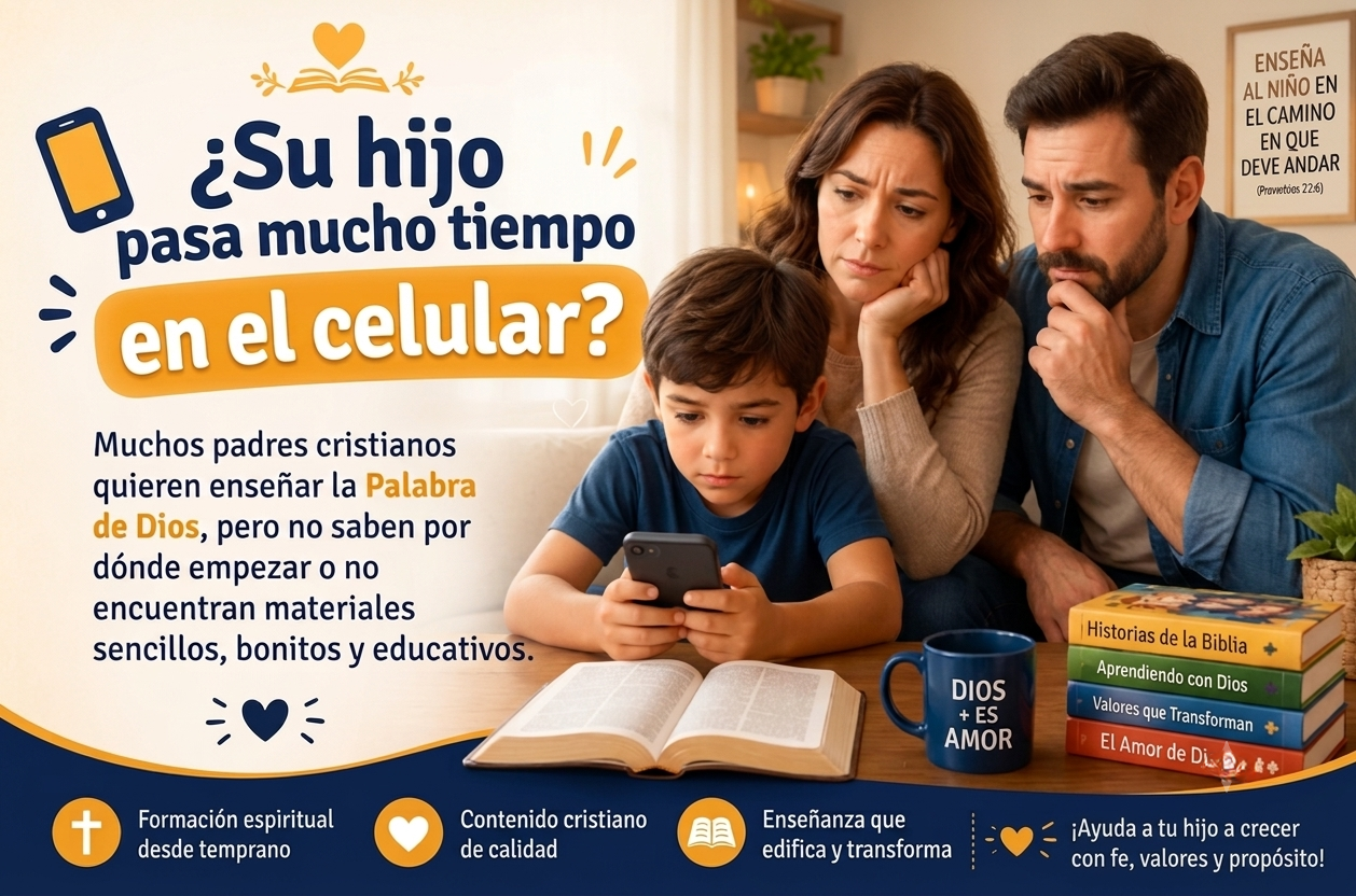 Padres preocupados porque su hijo pasa mucho tiempo en el celular